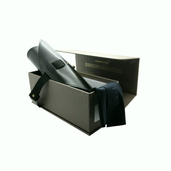 DITA Mach Five DRX 2087-A Matte Black Yellow Gold / Gray Gradient Sunglasses - Picture 8 of 8